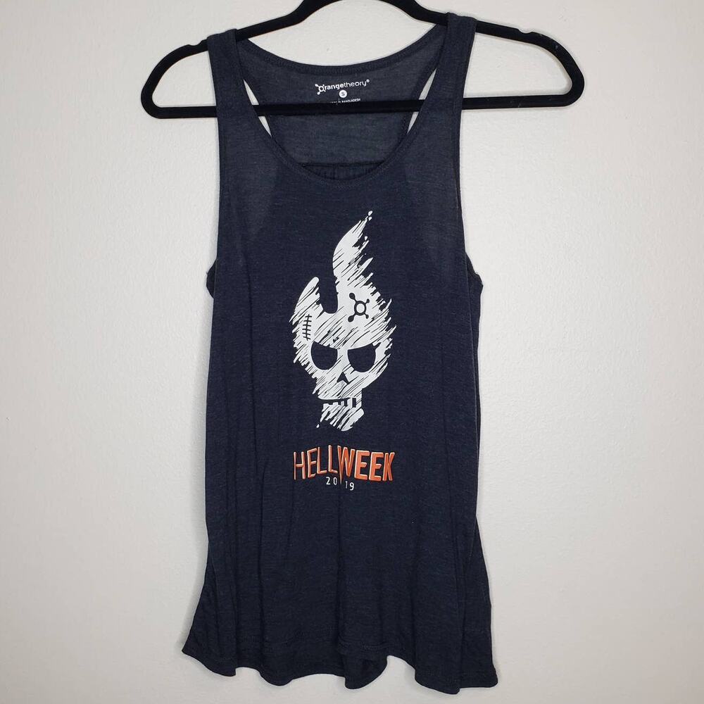 Orange Theory| Hell week  2019 Skull Tank Top